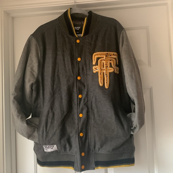 Trukfit “Trukfit Mob To The End” Gray & Yellow Men’s - Picture 4 of 16